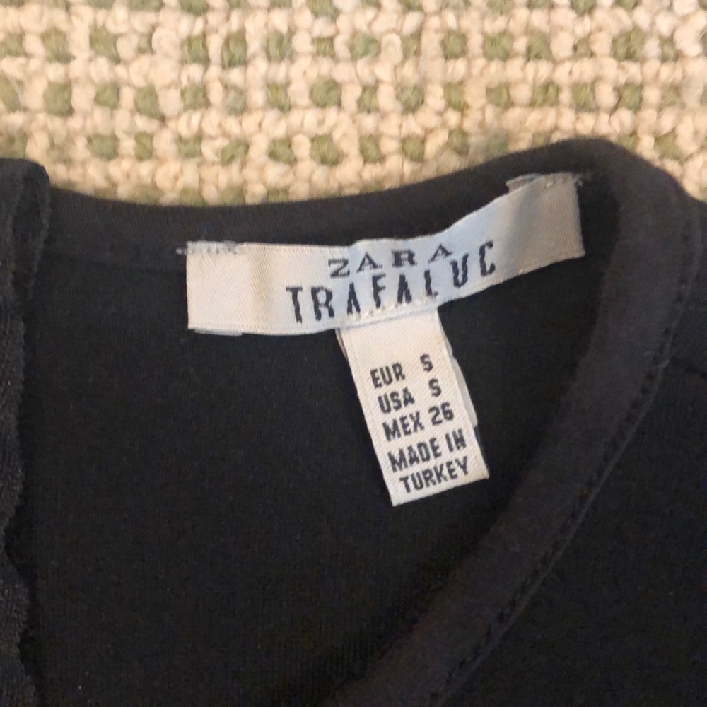 ZARA black one shoulder dress - Picture 5 of 5